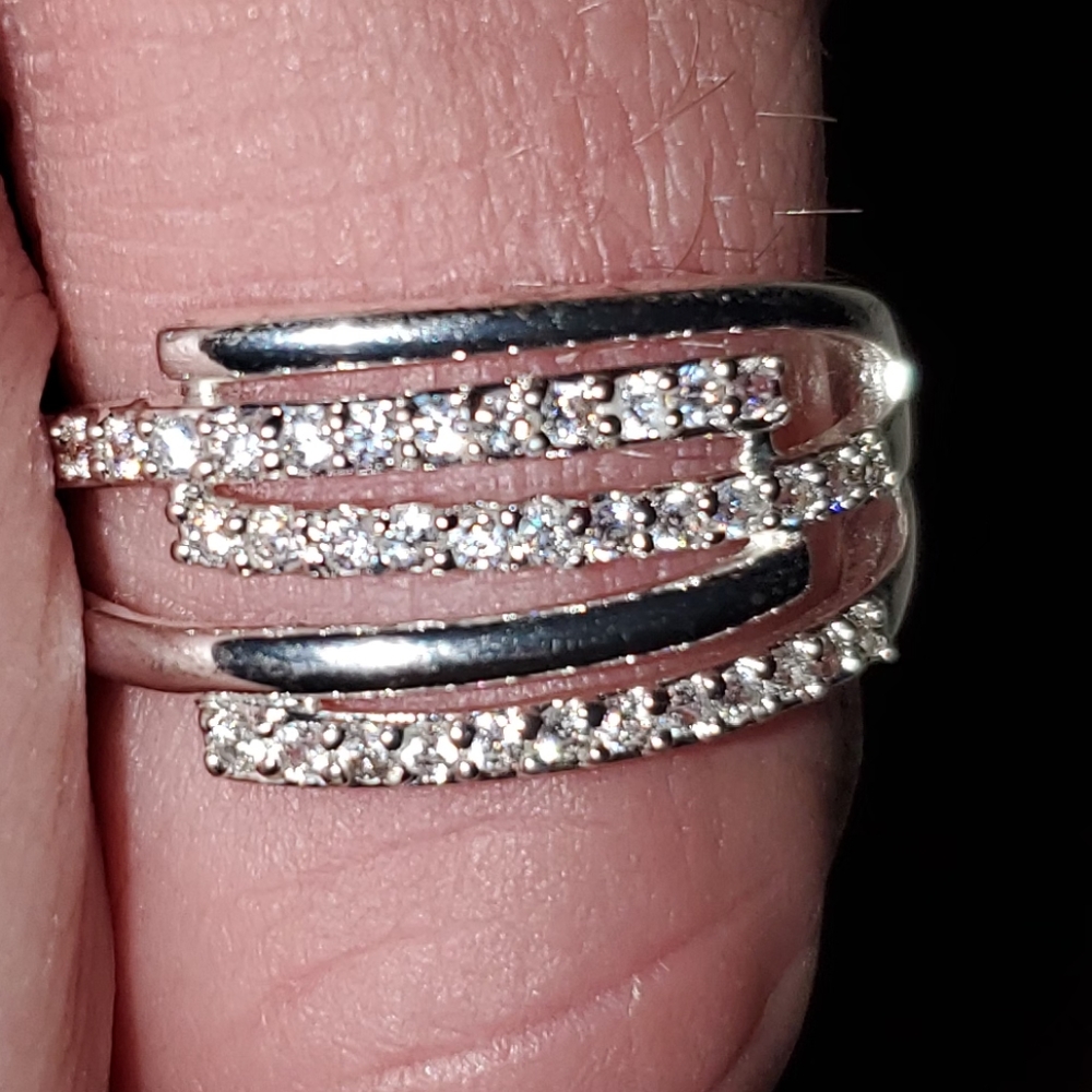 Fine silver plated ring
